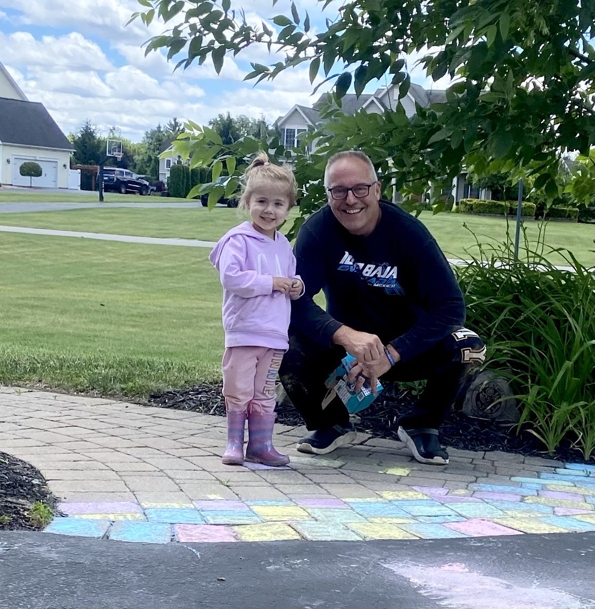 Sheriff_Baxter's tweet image. Beautiful day being a #Papa! #familyfirst #chalkart
