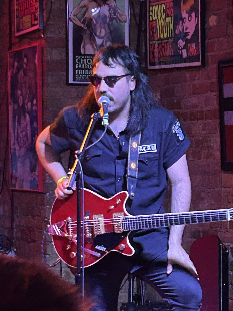 It was great seeing <a href="/stephensajdak/">Stephen Sajdak</a> at Reggie's shredding on guitar and wearing the ACAB shirt