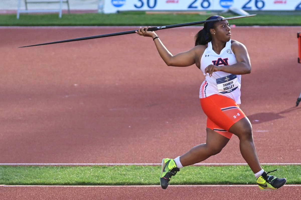 AuburnTFXC's tweet photo. Congratulations to Shaniya Holley for earning an honorable mention All-America honors in javelin, competing in her second national championship

#WarEagle https://t.co/yFA2exVNg6