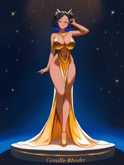 Golden Dress 
