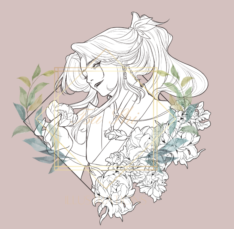 NKv1403_0602's tweet photo. WIP 
Dianxia [Crownprince of Xianle] 
Sticker &amp; Print

#TGCF #XieLian https://t.co/KVMFaTvlQW