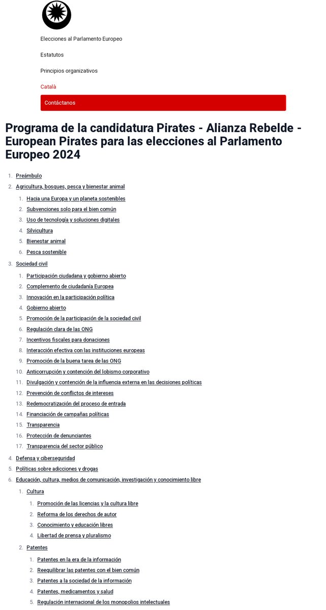Silsaynomore's tweet photo. Elecciones UE 2024 ✊🏴‍☠️🔴
Parlamento EUROPEO!!
Acá la propuesta de PARTIDO PIRATA 
La Alianza Rebelde!!! 💪
Si no te decidiste VOTA! 

Te dejo las propuestas y la PLATAFORMA ELECTORAL 🗳️
https://t.co/tgcV5dq8ZY

We are legion. https://t.co/UZtpJf2Isc