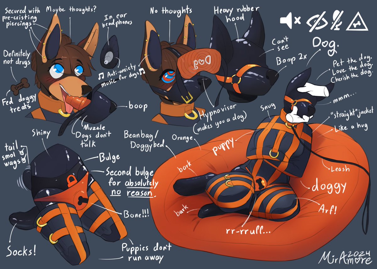 Gag the dog, bind the dog, leash the dog, pet the dog, love the dog, cherish the dog.

Happy birthday dog; @forbiddenflrsh