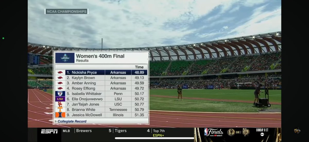 TerenceScott18's tweet photo. Arkansas Is like that 🔥🔥 #NCAACHAMPIONSHIPS #tracknfield https://t.co/JG7c9p0Cvz