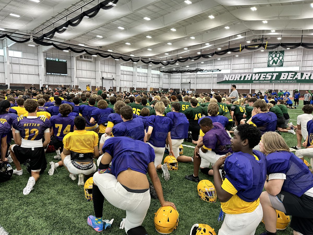 AFFTONFB's tweet photo. Got better this weekend competing against Elite Teams from the Western Part of the Show Me State, thank you @NWBearcat_FB for running an amazing camp #Family https://t.co/sCvDvU2nK6
