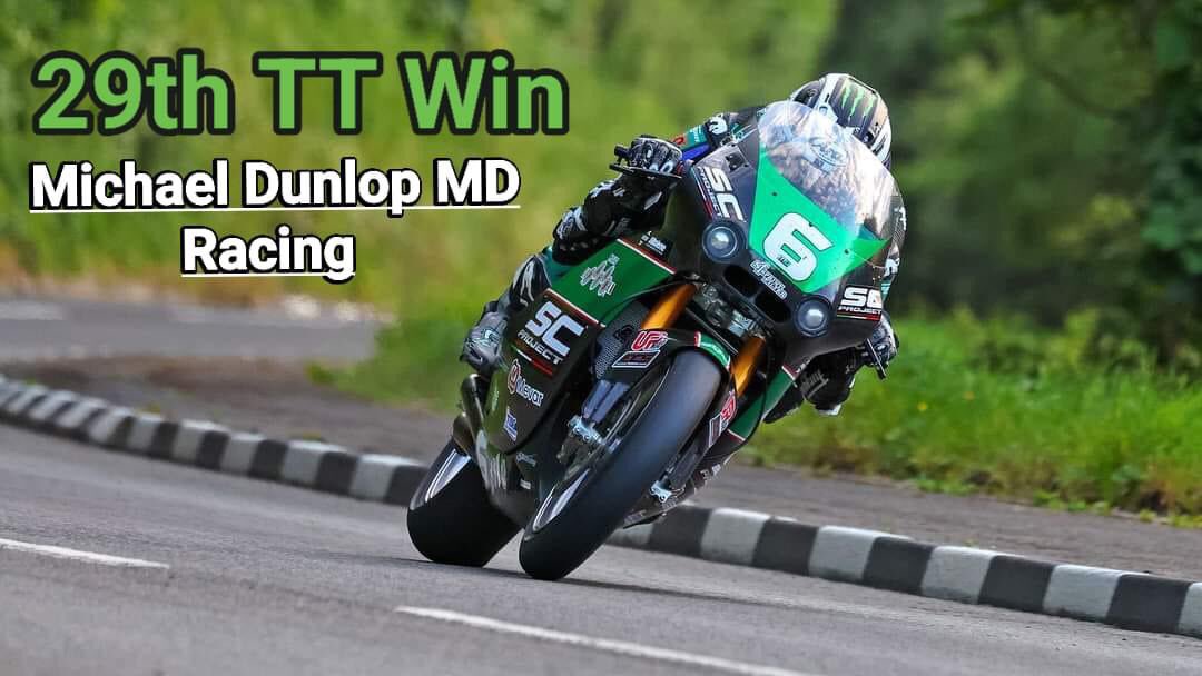 4thxjuly's tweet photo. Michael Dunlop . #legend #DunlopDynasty โThe wee girl was mint โ #PatsyPaton #Ballymoney #CountyAntrim #NorthernIreland #MDRacing The boy done good ๐#iomtt #iomtt2024 @CatharineHoey https://t.co/dMg8AYDloY
