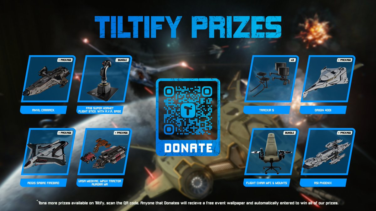 ATMOesports's tweet photo. OVER $20k Raised for @GamersOutreach &amp; @Create4SickKids!!

Thank you to the #StarCitizen community for all the support so far! https://t.co/E2iyiVwwaO