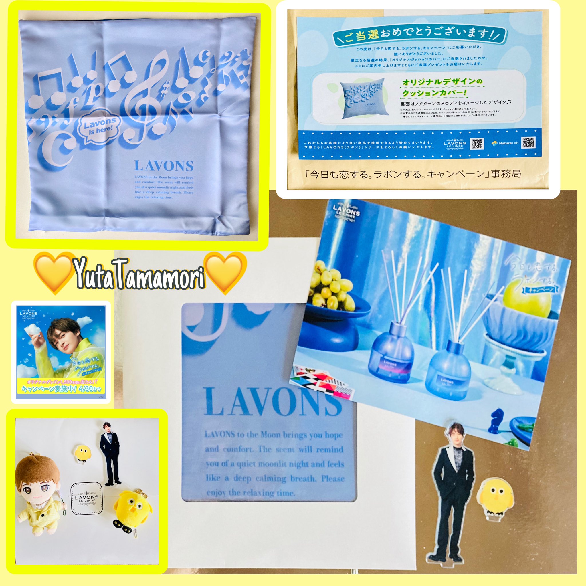LAVONS ラボンオリジナルクッションカバー 2024 玉森裕太