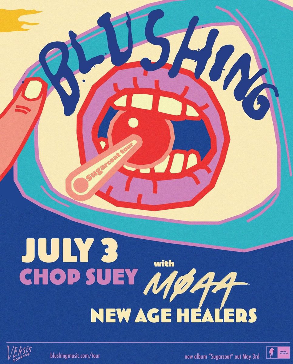 Seattle July 3rd! Kickstart your holiday with us <a href="/MOAAMUSIC/">MØAA</a> and <a href="/NewAgeHealers/">New Age Healers</a> at @ChopSueySeattle 

🎆 Tickets ticketweb.com/event/blushing…