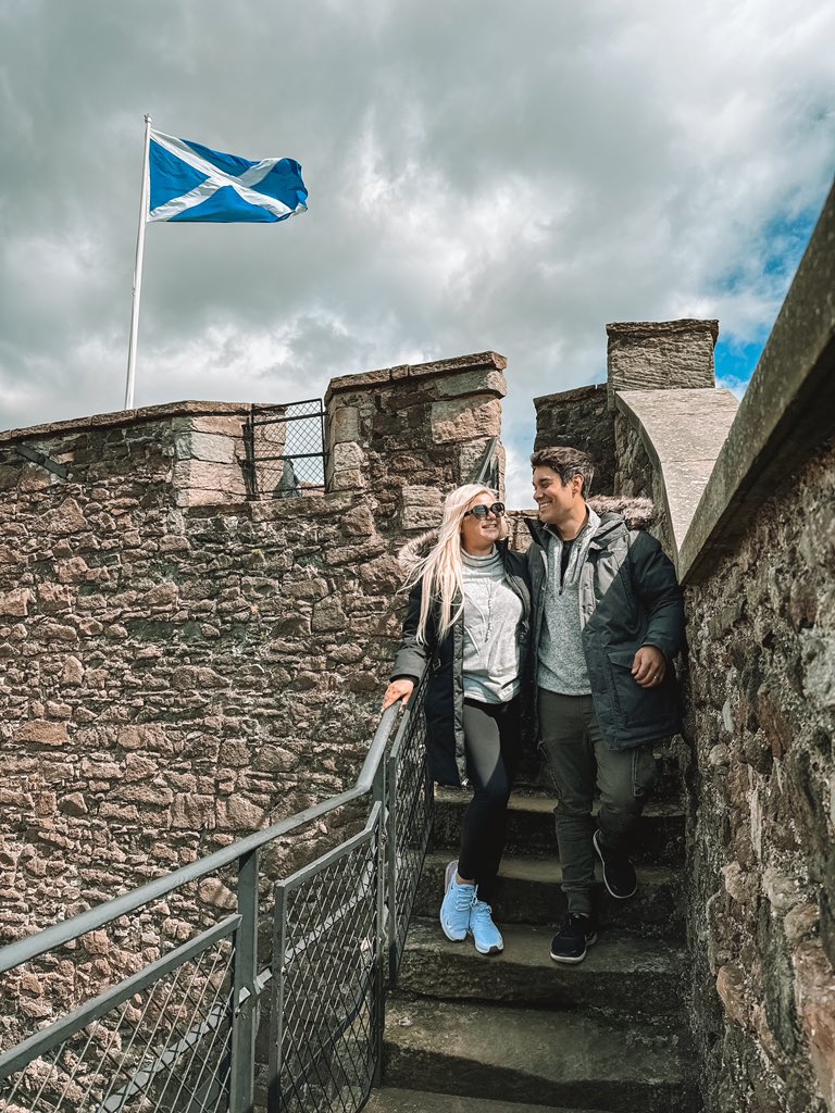 AdventurPro's tweet photo. Castle dreams and Highland scenes 🏰🥰  VIP Outlander Experience has been an unforgettable journey! From wandering through Blackness Castle, spending a few nights at the historic Dalhousie Castle, and discovering the stunning landscapes that brought Outlander to life. https://t.co/yztIhRCe28