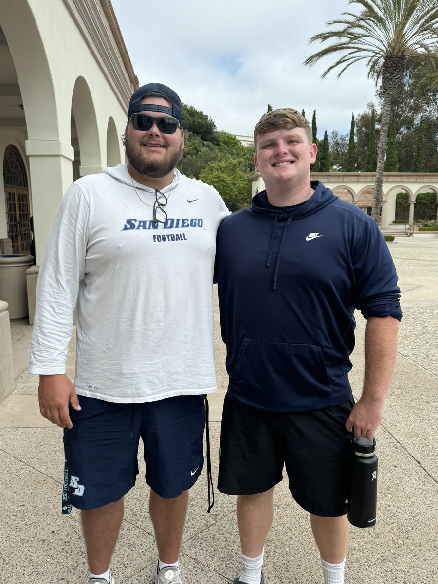 Thank you <a href="/AustenJacobs/">Coach Jacobs</a> and @Coach_Govan for giving me the opportunity to play football at USD! They hosted a great camp and have an amazing campus! Can’t wait to make another trip up!
<a href="/Coach_Ramer/">Coach Ramer</a> <a href="/chaparralpumafb/">Chaparral Puma Football</a> <a href="/CoachRexRhino/">Michael Fuller</a>