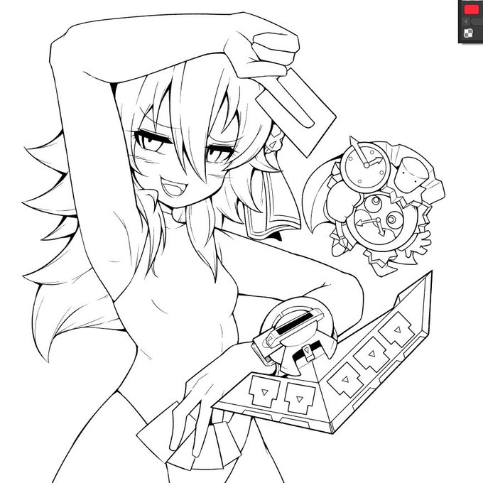 線画ができたドン! 