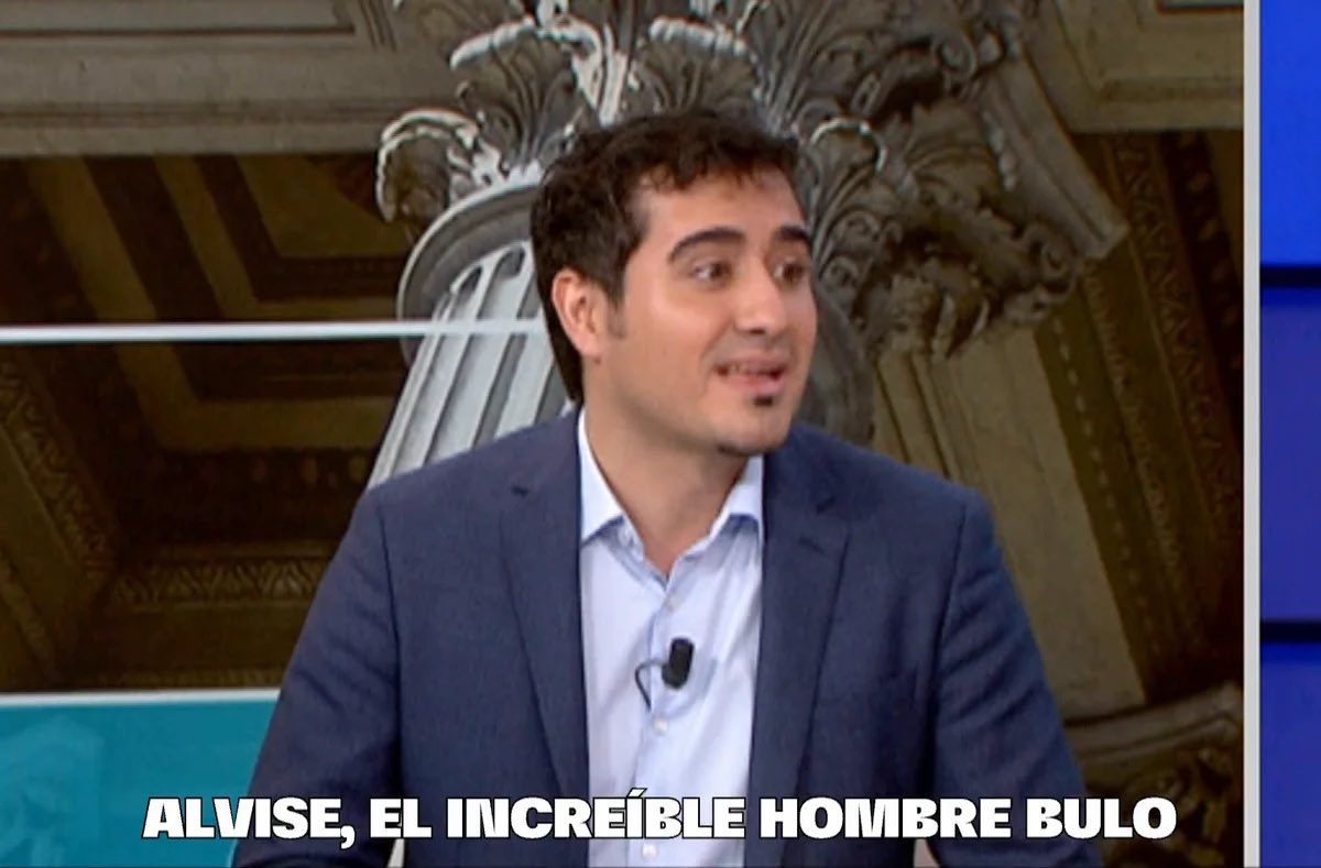 Alvise no es más que una psyop al servicio del CNI; su única función es sabotear cualquier alternativa real al bipartidismo y, en las elecciones de mañana, evitar que España se una a la ola patriótica que está habiendo en toda la UE.

Europa se juega mucho.
No tiréis el voto.