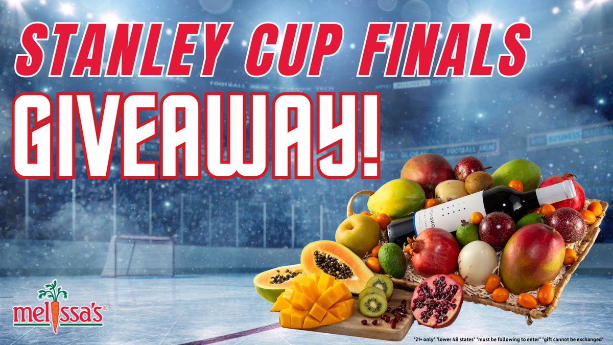 MelissasProduce's tweet photo. The @StanleyCup is up for grabs! Will the @FlaPanthers or @EdmontonOilers take home the 🏆️?

A #MelissasProduce prize pack will go to 1 lucky winner who can predict the #StanleyCup Champion! To enter:

🏒 Reply with #TimeToHunt or #LetsGoOilers
🏒 Share &amp; like this post https://t.co/tnTxReI6dj