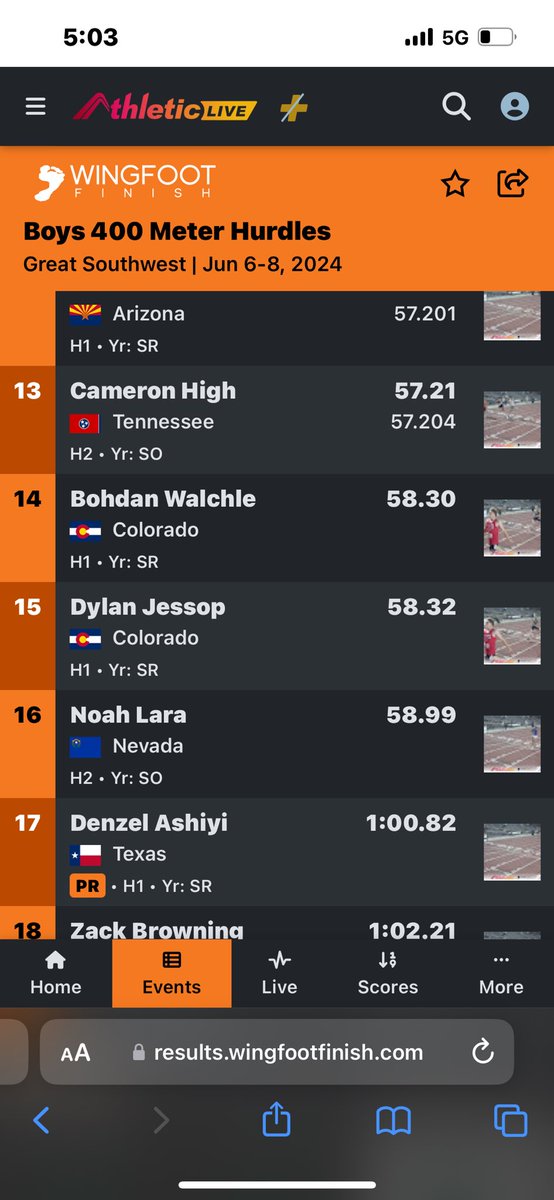 TheChos50666632's tweet image. Ran a 15.26…. Into a -1.6 headwind. Grateful for the opportunity to represent Texas at the all state New Mexico meet and I also ran a 60.88 in the 400h with a start that I couldn’t maintain. I am grateful to God for this new territory I entered and looking forward the future