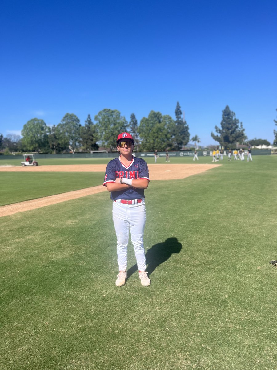 FiveToolCA's tweet photo. F: Prime 2027 6, Top Level 15U Elite 4
PoG: Ryen Torres 1-2, RBI, R | 7 IP, 5K https://t.co/j5aHeOZmHb