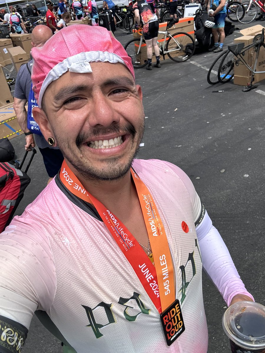 Wind_Lemon's tweet photo. 7 days. 545 Miles. San Francisco to Los Angeles. A huge thank you to all who supported me during this intense ride. It could not have been done without you. #aidslifecycle #gay #endaids #cycling https://t.co/gDqX5x4tO3