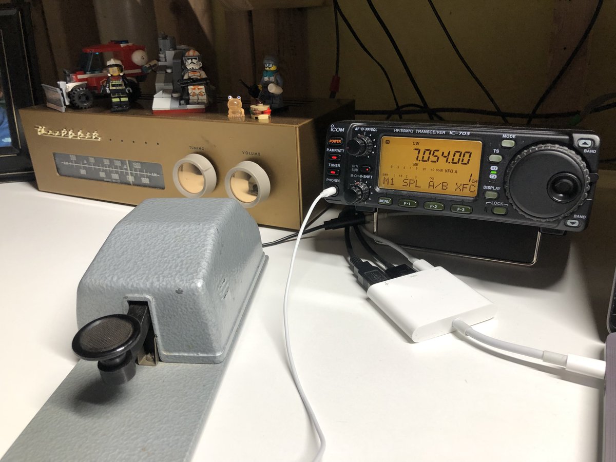 Operating SKCC WES after a long week at fire academy is perfect R&amp;R