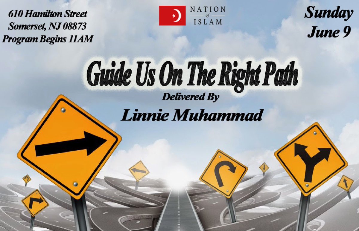 LinnieMuhammad's tweet image. Peace family. Join us Sunday June 9 at 11am.