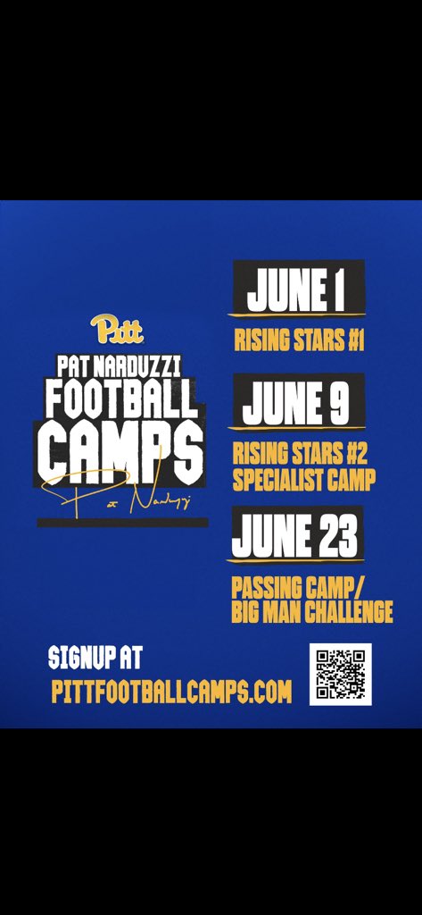Tymoye3's tweet image. I WILL BE ATTENDING PITT CAMP 6/9 LETS WORK TOMORROW @PittTweet
C/O 2027 ✅🏈