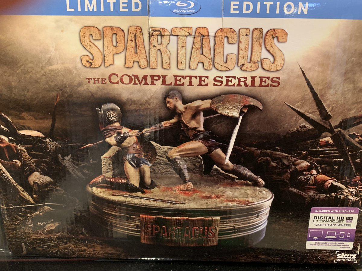 FantasyDistract's tweet photo. Still got this beauty in the box. Will put it on display one day cause there ain't no way I'm selling it... Should have bought two to display one and keep this one as is! @Liam_J_McIntyre @stevendeknight #spartacus https://t.co/I37kRnnfA5