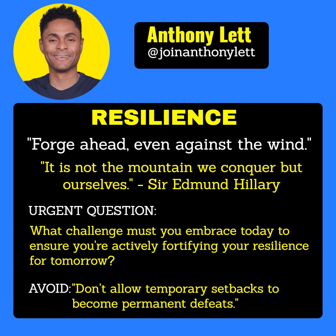 joinanthonylett's tweet image. Facing challenges head-on can transform you 🌟
#ConquerYourself