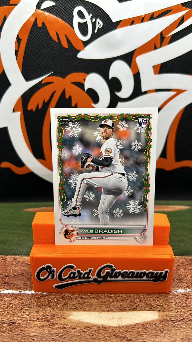 OsCardGiveAways's tweet photo. ORIOLES WIN!!! Bradish was Freezing players at the plate tonight!! LIKE RETWEET AND FOLLOW. I’ll select one lucky follower during the game tomorrow to receive this Kyle Bradish card!! #Birdland https://t.co/1AuhnWrTAI