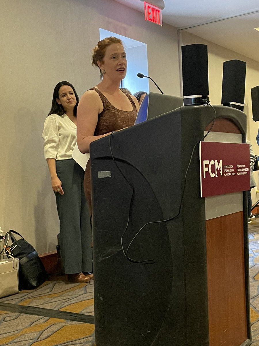 An inspiring speech about strong women leaders by councillor <a href="/laine_johnson1/">Laine Johnson</a> in memory of this year’s <a href="/FCM_online/">Federation of Canadian Municipalities</a> Ann MacLean award recipient <a href="/ottawacity/">City of Ottawa</a> Diane Deans