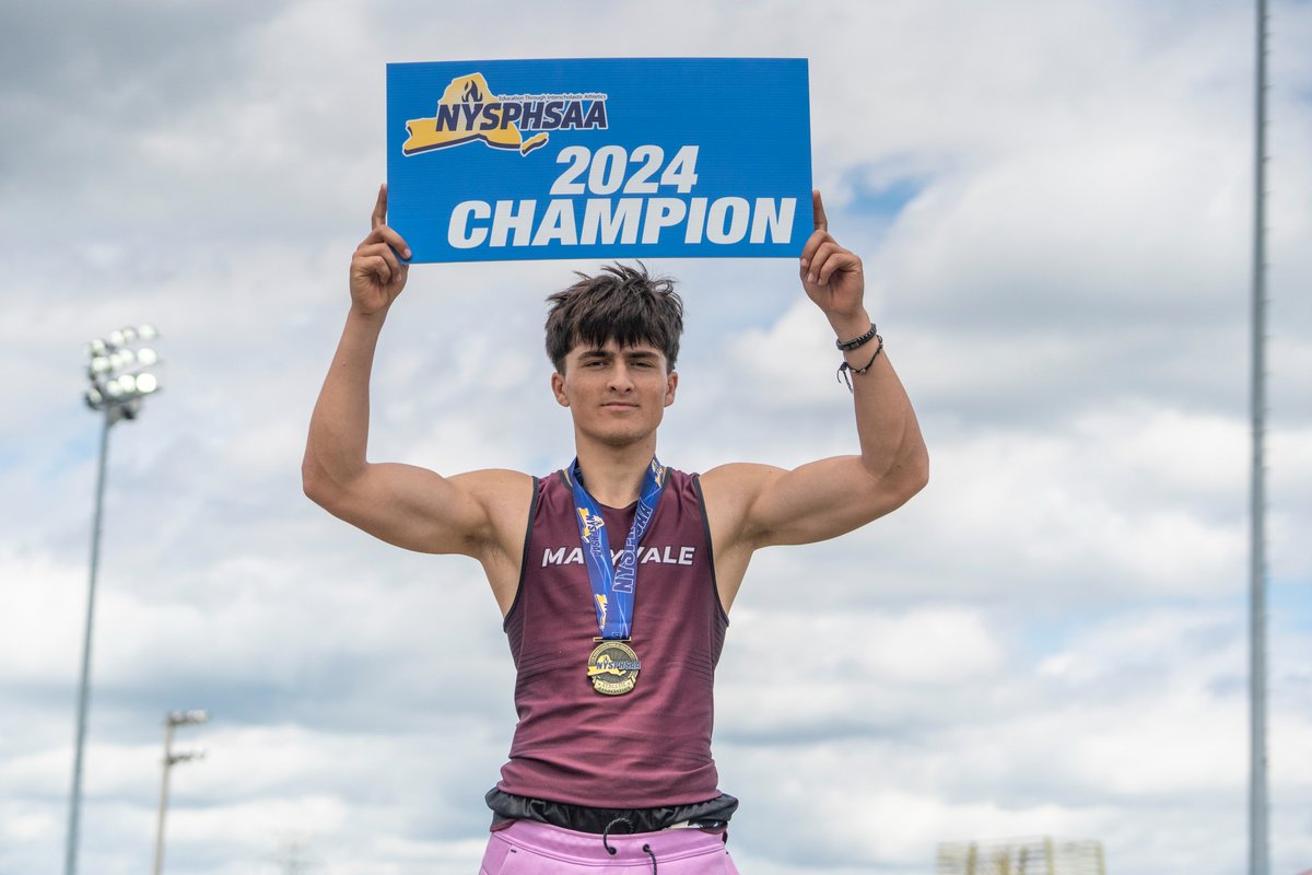 Congratulations to Sohel Ahmad Peran from <a href="/MaryvaleUFSD/">Maryvale UFSD</a> as he competes and wins the Gold Medal Boys' 100m Division 2, during the NYSPHSAA Outdoor Track &amp; Field Championships