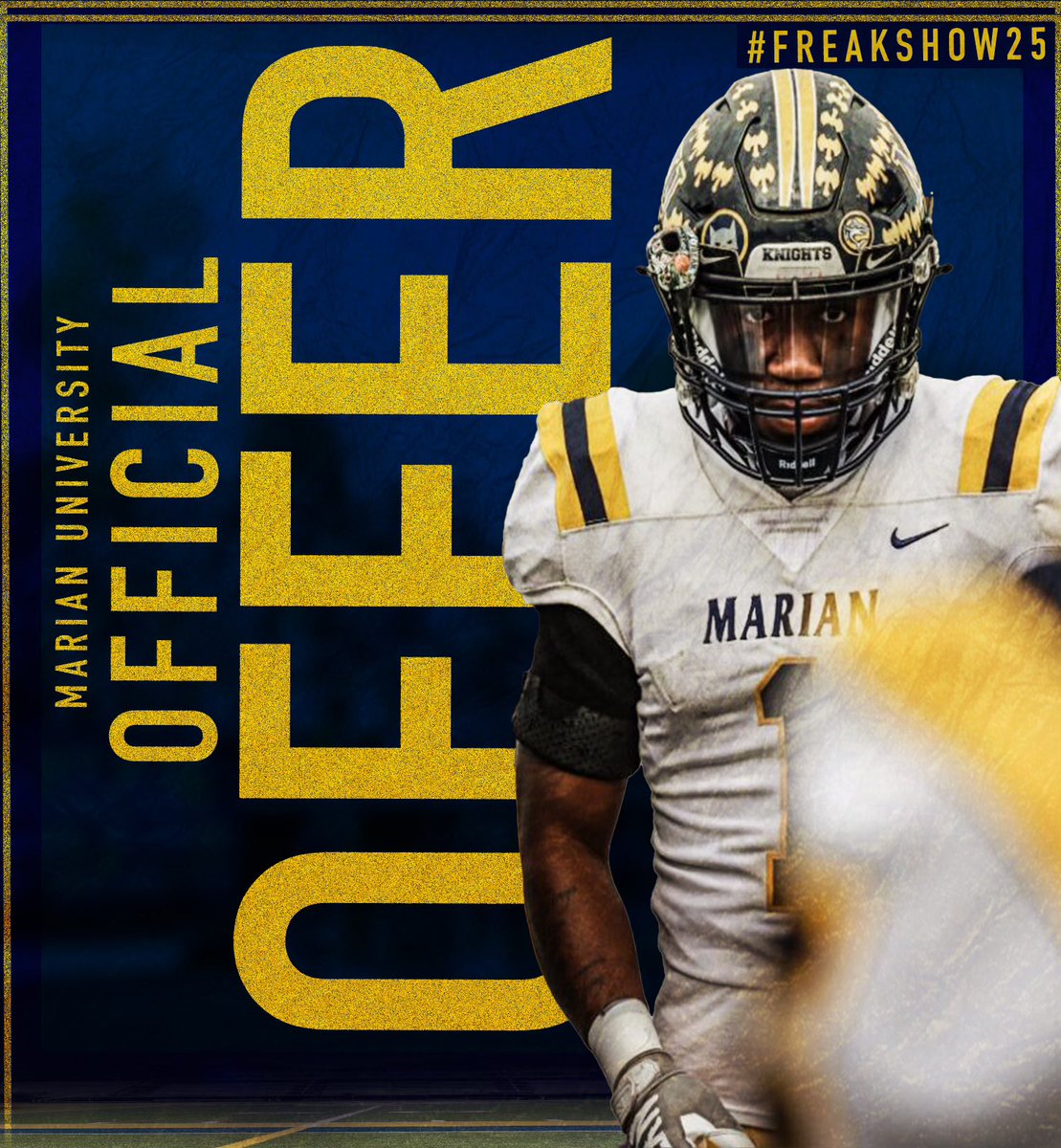 L.Adam Camphor (@adam_camphor) on Twitter photo After a great conversation with @Coach_jay53 I am beyond blessed to receive an offer from Marian University. Go Knights! <a href="/MarianUFootball/">Marian Football</a> After a great conversation with @Coach_jay53 I am beyond blessed to receive an offer from Marian University. Go Knights! <a href="/MarianUFootball/">Marian Football</a>