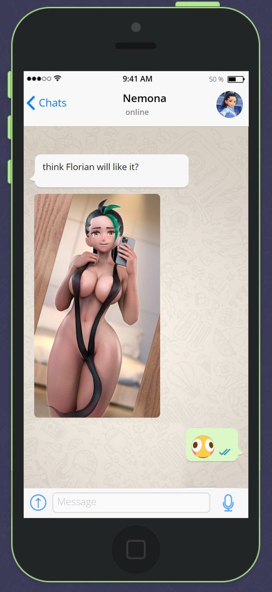 An interesting text from Nemona to the reader!

So what do you think? Will they like this outfit?