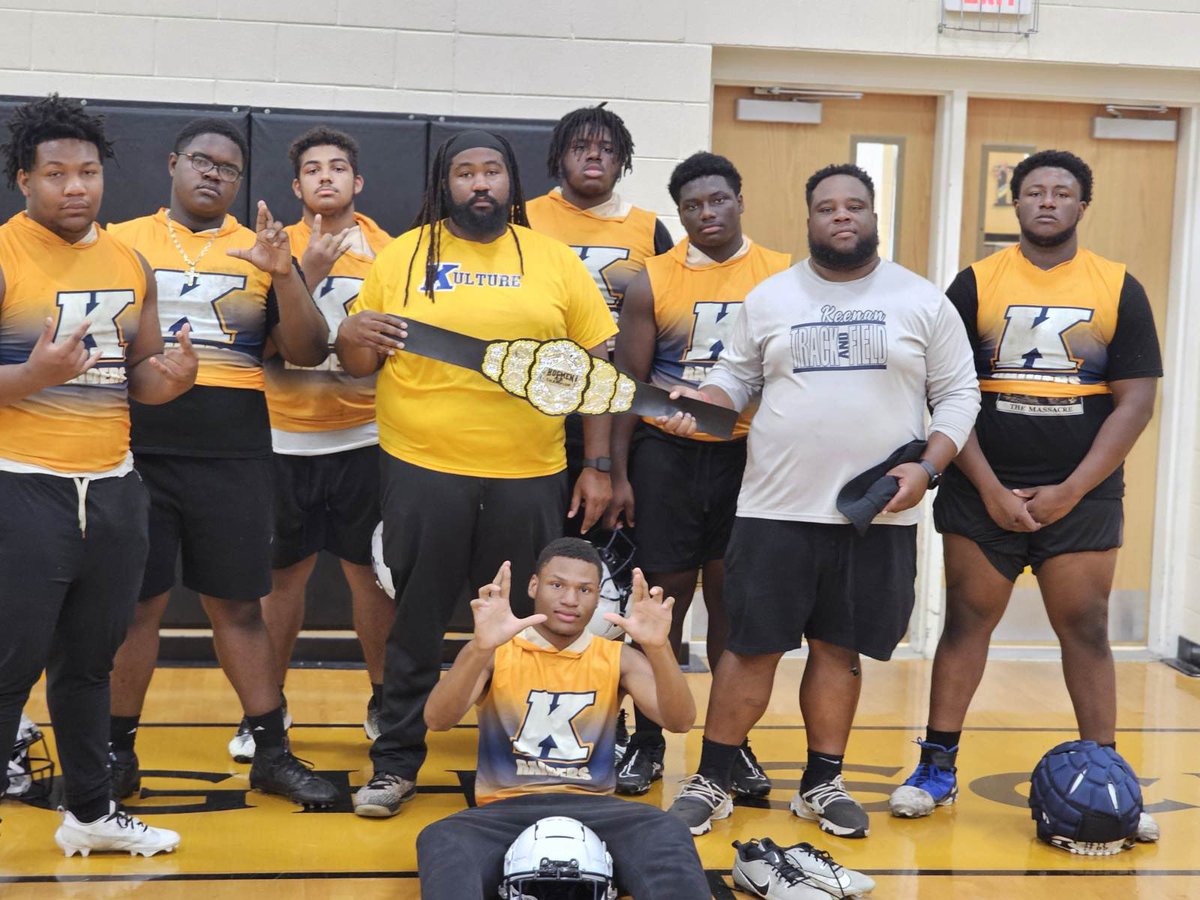 Brandarius Jones (@coachbranjones) on Twitter photo Your 2024 Hogmen Challenge Champions of the 2024 Camden lineman challenge! <a href="/CoachDarbyB/">Coach Darby Bradley</a>
<a href="/KeithJowers77/">Coach Geech Jowers</a> <a href="/limitxtra/">Michael Swinton</a> <a href="/BallOut54_/">QuaShaun Hampton</a> <a href="/BowmanTitus32/">Titus bowman</a> <a href="/vicfrmsc/">Victor Oneal</a> <a href="/1lulreik/">tyreik davenport-smith</a> <a href="/WJKeenan_FB/">W.J. Keenan Raiders Football</a>
Just the beginning! Your 2024 Hogmen Challenge Champions of the 2024 Camden lineman challenge! <a href="/CoachDarbyB/">Coach Darby Bradley</a>
<a href="/KeithJowers77/">Coach Geech Jowers</a> <a href="/limitxtra/">Michael Swinton</a> <a href="/BallOut54_/">QuaShaun Hampton</a> <a href="/BowmanTitus32/">Titus bowman</a> <a href="/vicfrmsc/">Victor Oneal</a> <a href="/1lulreik/">tyreik davenport-smith</a> <a href="/WJKeenan_FB/">W.J. Keenan Raiders Football</a>
Just the beginning!