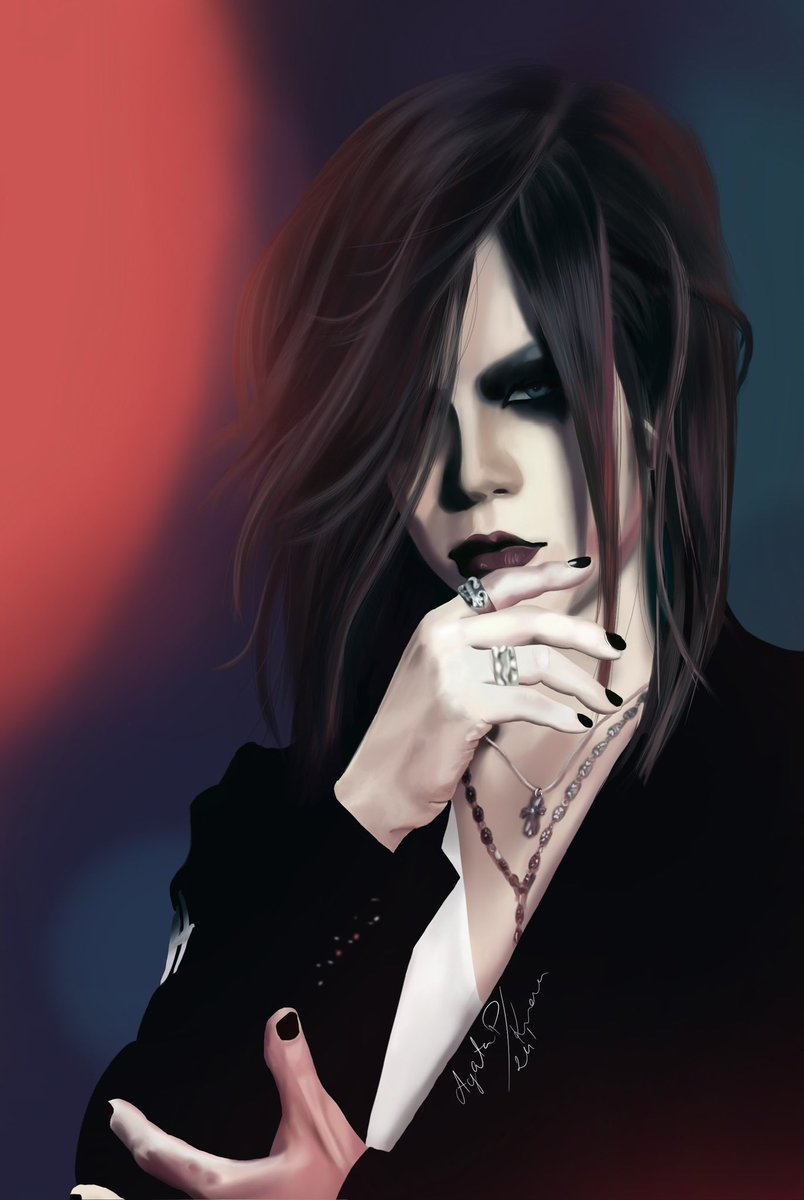Ok so again Happy Birthday Uruha!
I’m happy that I was able to finish it for today! 🌸🖤
#digitalart #TheGazettE #art #Fanart #TheGazettEUruha #Procreate