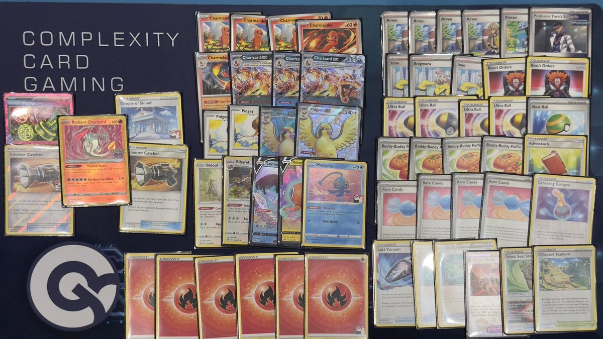 Top 128 @ NAIC with Charizard ex!!!

Honoured gentleman’s agreement in the final round so ended 8-2-5 but only took one actual loss in the tournament!

Charizard jammed with the “fabulous five” combo from <a href="/TordReklev/">Tord Reklev</a> + techs for the meta!

MUs below!