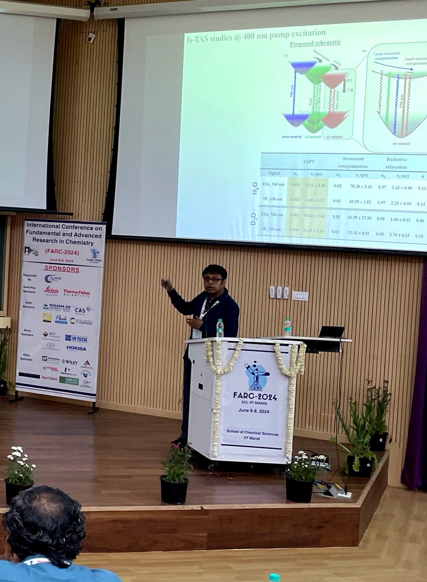 Arijit K De (@arijitb4u) on Twitter photo wonderful to attend <a href="/farc2024/">FARC</a> at <a href="/IIT_Mandi/">IIT Mandi</a> organized by ππ«π¨π ππ‘ππ²ππ§ πππ§ππ’ and others: I gave a talk on large Stokes-shift red fluorescent proteins and <a href="/sakshi_chawla_/">Sakshi Chawla</a> presented a poster on energy transfer between chlorophyll and astaxanthine...
<a href="/DCS_IISERMOHALI/">Department of Chemical Sciences IISER Mohali</a> wonderful to attend <a href="/farc2024/">FARC</a> at <a href="/IIT_Mandi/">IIT Mandi</a> organized by ππ«π¨π ππ‘ππ²ππ§ πππ§ππ’ and others: I gave a talk on large Stokes-shift red fluorescent proteins and <a href="/sakshi_chawla_/">Sakshi Chawla</a> presented a poster on energy transfer between chlorophyll and astaxanthine...
<a href="/DCS_IISERMOHALI/">Department of Chemical Sciences IISER Mohali</a>