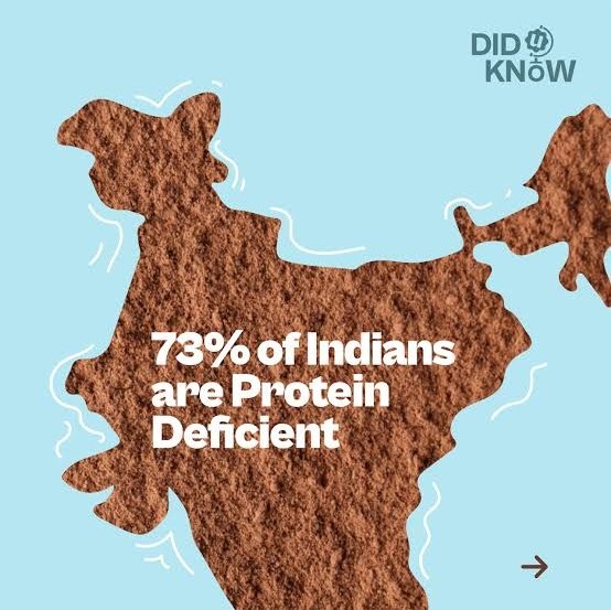 Abhirajputfit's tweet photo. The majority of India is protein deficient and doesn’t even know it.

We're feasting on refined carbs and unhealthy fats.

- Low muscle mass
- Sedentary lifestyle
- High-fat percentage
- Avoidance of exercise
- Unhealthy nutrition intake 

What does that get us?

This is setting us up for a lifetime of metabolic diseases like obesity, Type 2 diabetes, and heart diseases.

Surprisingly this is a big problem across all income groups, our diets are a disaster.

Seriously, how much longer are we going to let this slide?

It’s on us to step up and take control of our nutrition.

I know the struggle of not getting the idea of your Indian food Macros, so I have created a sheet with

• Detailed Database of 50+ Indian foods with Protein, Carbs, and fats.

I'll send it to you if you
• RT and Comment ''Indian Foods''

Get educated, make better choices, and start today.

Your future self will thank you.