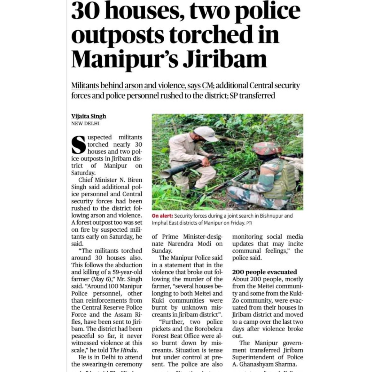 dhiraj_luwang's tweet photo. Kuki militants starts their second phase of Ethnic Cleansing in Jiribam @beethangjam @debanishachom @IndiaToday @delhimeitei @kanglaasaa @ju_ac_s https://t.co/JMDt7t0ebG