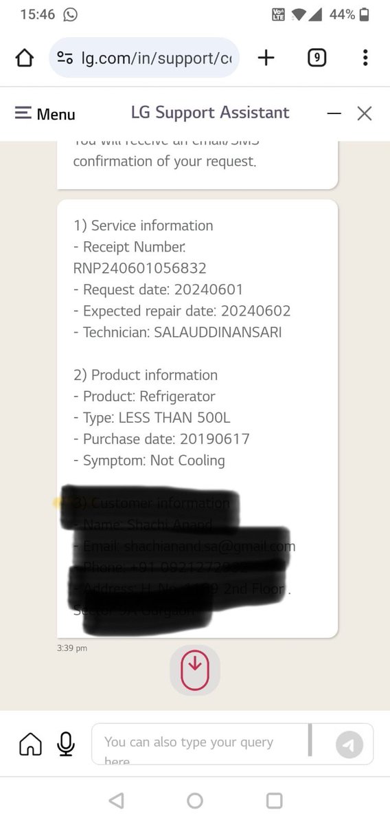 amtesh's tweet photo. @LGIndia my refrigerator is not functioning from past 10 days. Despite multiple complaints no action has been taken.this is EXTREMELY POOR customer service.#LG #CustomerServiceFail #heatwaves https://t.co/QuethKWhOp
