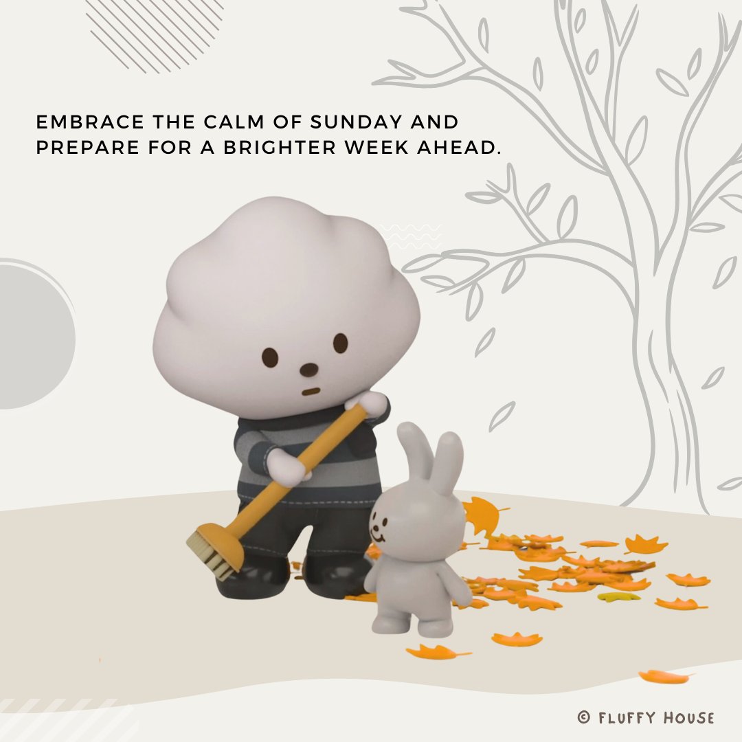 FluffyHouseCS's tweet photo. Sunday is the perfect day to refresh your space and your mind. Embrace the calm of Sunday and prepare for a brighter week ahead.
#Fluffyhouse #フラッフィーハウス #arttoy #graycloud #weekend #mindcare #calm #mrwhitecloudandfriends #goodlife #love #grayrabbit https://t.co/wj3zo4AgUh