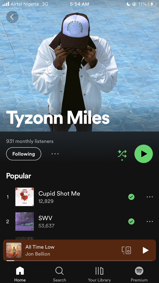 tyzonnmiles's tweet photo. my music has been to more places than I have 🥹

Let’s get “Cupid Shot Me” to go beyond 13k 

https://t.co/kR2m4rNhuO

Thanks for the love and support gang  ❤️🤘🏽 MILLI gotchu https://t.co/DuaTZbnyvu
