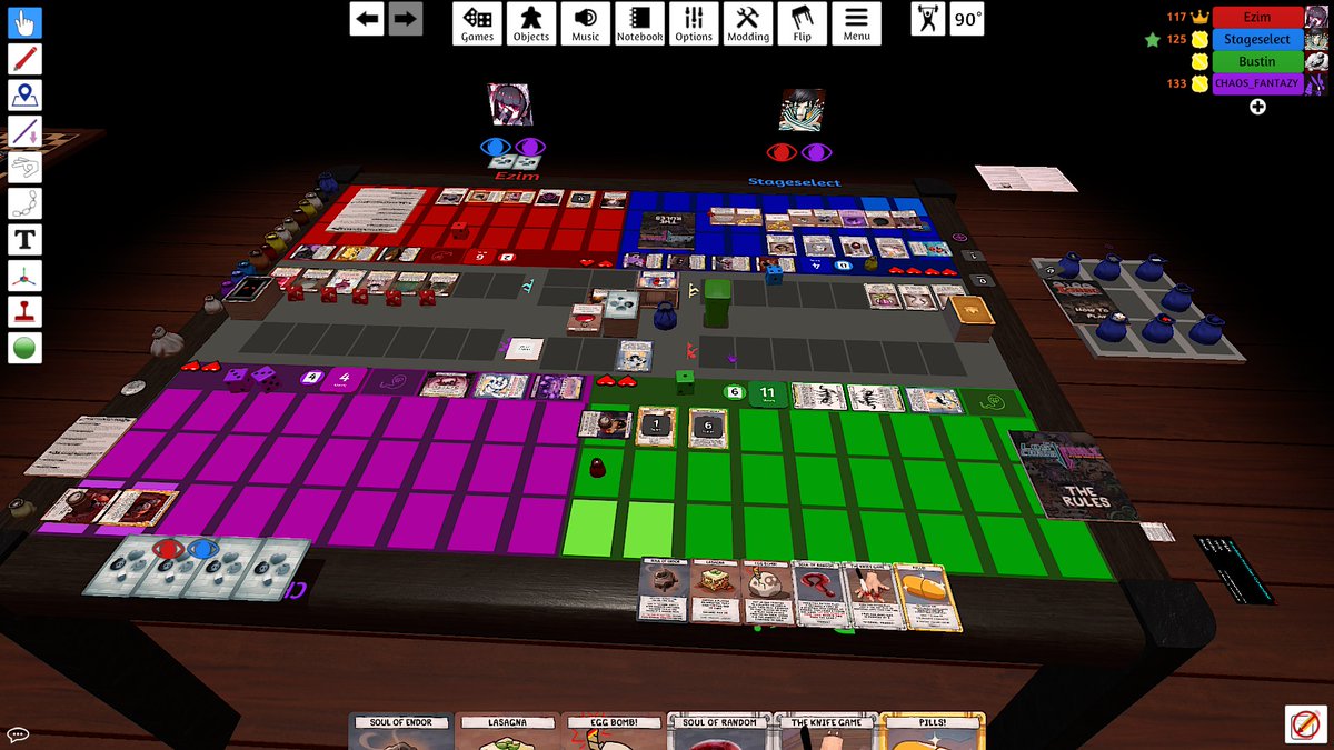 Some screenshots from a game of Lost Cards with <a href="/ezim_voido/">Ezim from Ark Collection</a> . Twas a good time.