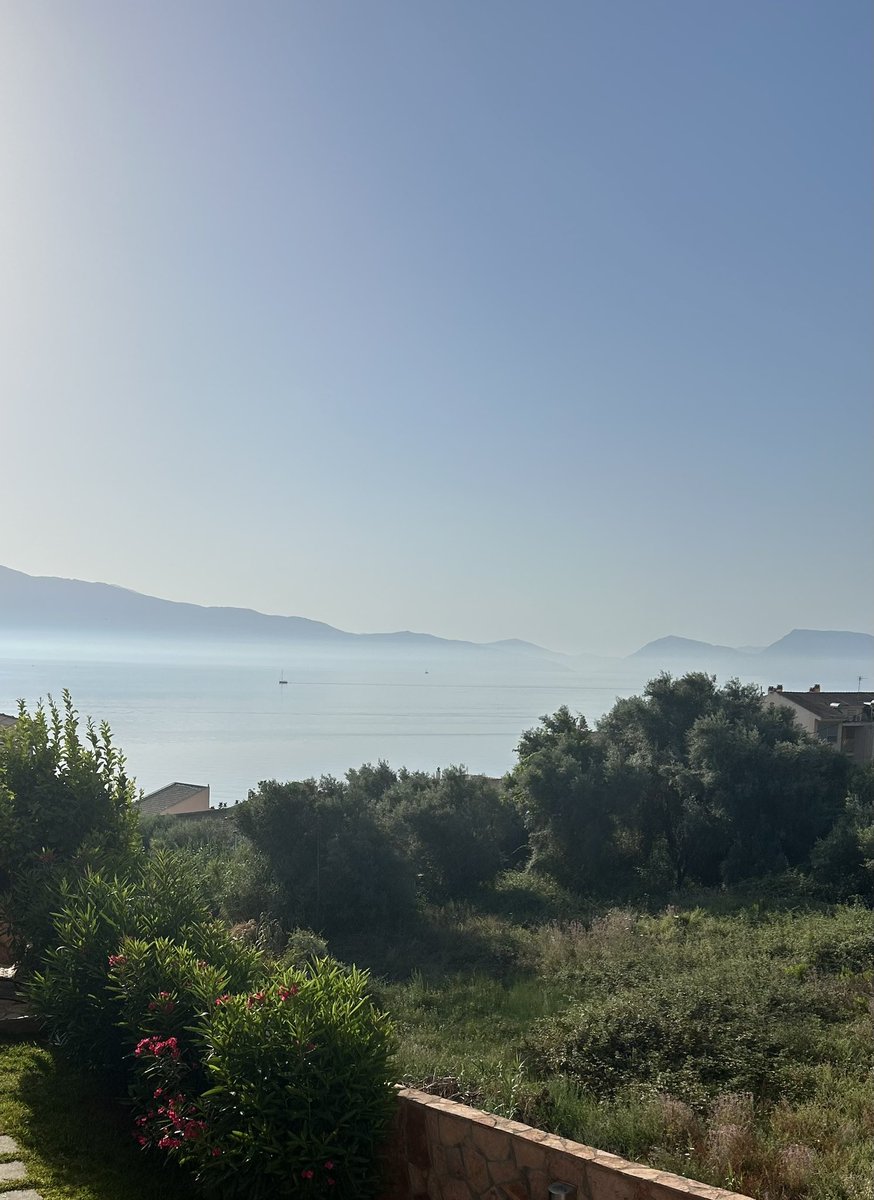 Sat on the balcony drinking my morning tea. Love this view.