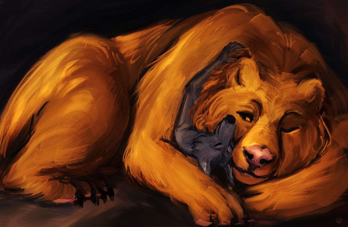 A noss Saga cuddle painting