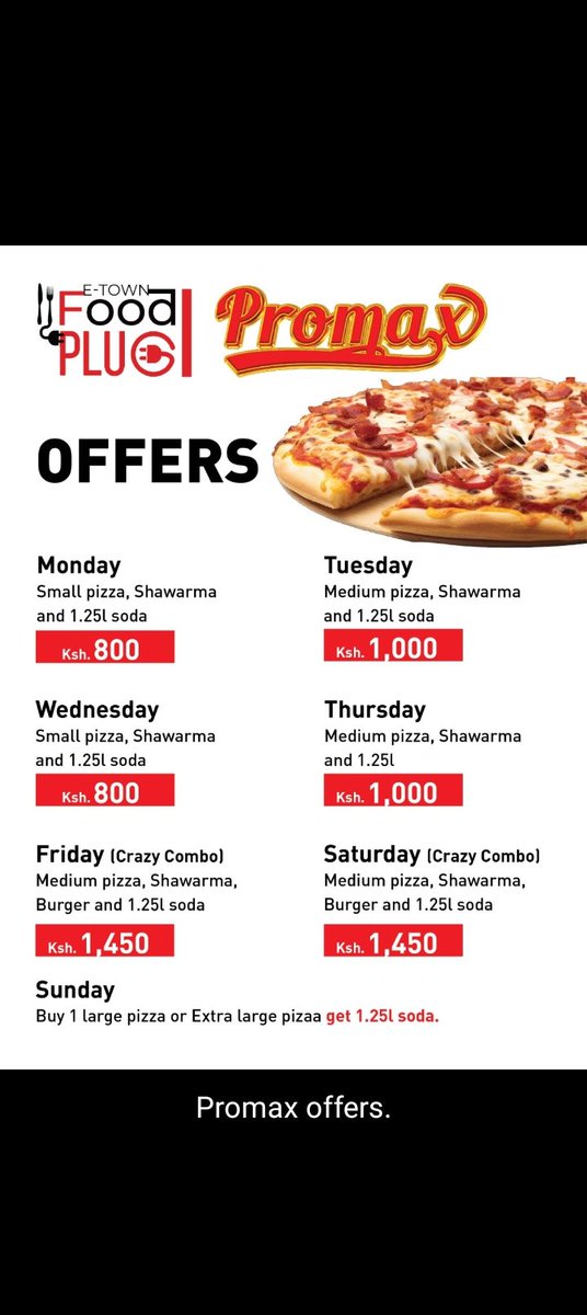 Crust us we know pizza

Located at embu opposite Meru stage,shanyaki building