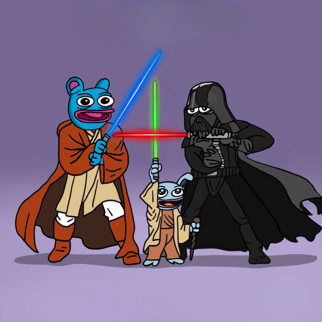 $Bolt saves his master $Brett from the clutches of the jeet side. May the Force be with you !