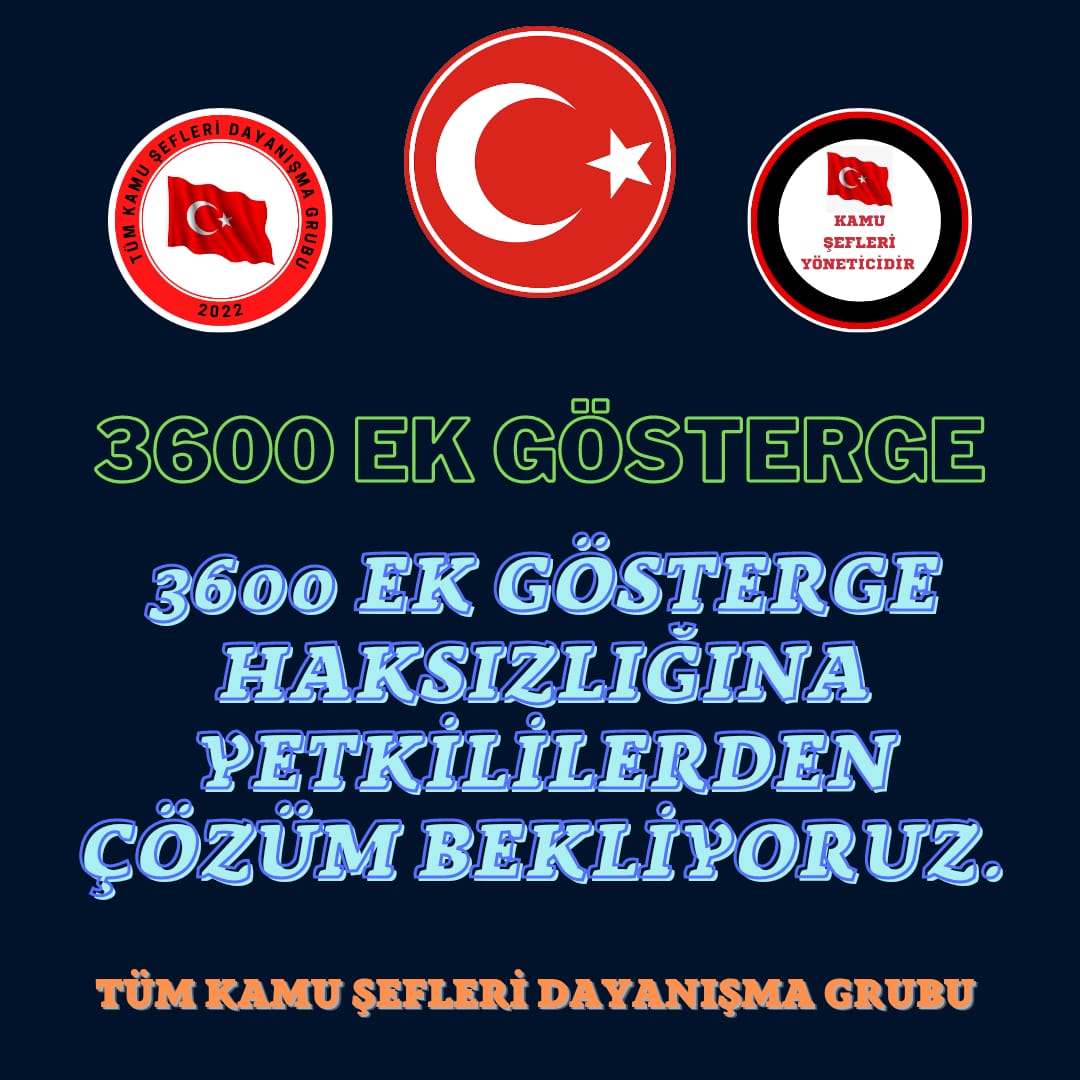 ➡️Sözler Tutulmak İçindir 
➡️3600 mağduru #TümKamuŞefleri
➡️Devletin Verdiği Sözü tutmasını
➡️Geçilmeli de olsa Kamuda
➡️Adaletin sağlanmasını bekliyor.
➡️Liyakat ve hiyerarşi bunu gerektirir
➡️Çalışan ve Emekli Şefler mağduriyetin son bulmasını istiyor. <a href="/RTErdogan/">Recep Tayyip Erdoğan</a> <a href="/isikhanvedat/">Prof. Dr. Vedat Işıkhan</a>