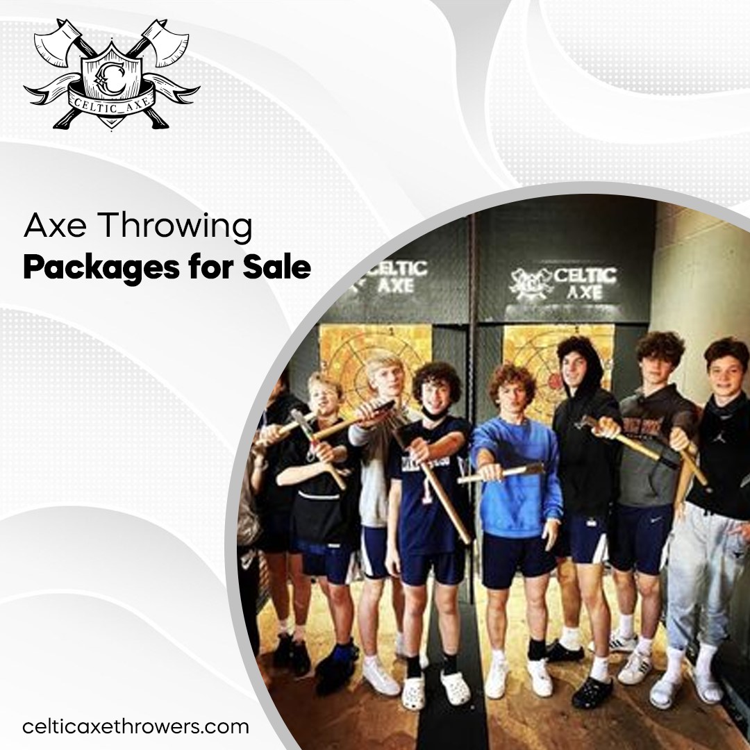 Unleash your inner warrior with our exclusive axe-throwing packages for sale at Celtic Axe Thrower! Perfect for thrill-seekers and team outings alike. Get ready to aim, throw, and conquer!

bit.ly/3n1G9oL 

#AxeThrowing #CelticAxeThrower