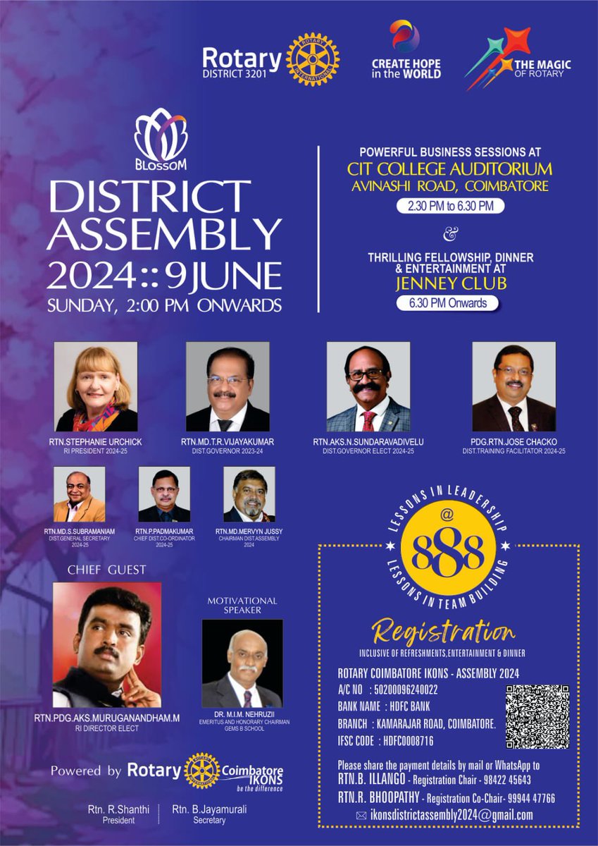 MMMTRICHY's tweet photo. Happy to meet the Club officers of District 3201 @DTA Blossom
#மாறு..!!மாற்று..!!
PDG AKS MMM
Director - Rotary International (2025-27)
Chairman- Excel Group of Companies
#MMMTrichy #MMMRotary
#MMMExcel #SayYEStoRotary https://t.co/s4LasYGGq2