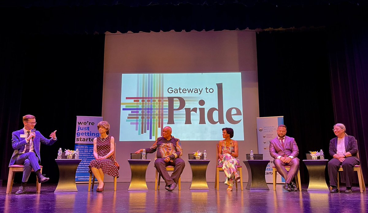 JohnBrase's tweet photo. .@edgi4466 and I are honored to be among the sponsors of #GatewaytoPride at @mohistorymuseum , humbled to be with our local pioneers, and delighted to share the preview evening with friends. https://t.co/rLLFEOmy4c