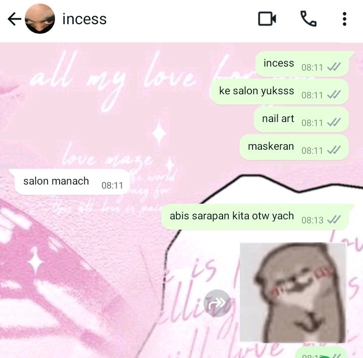 infinitycaa's tweet image. rutinitas hari minggu